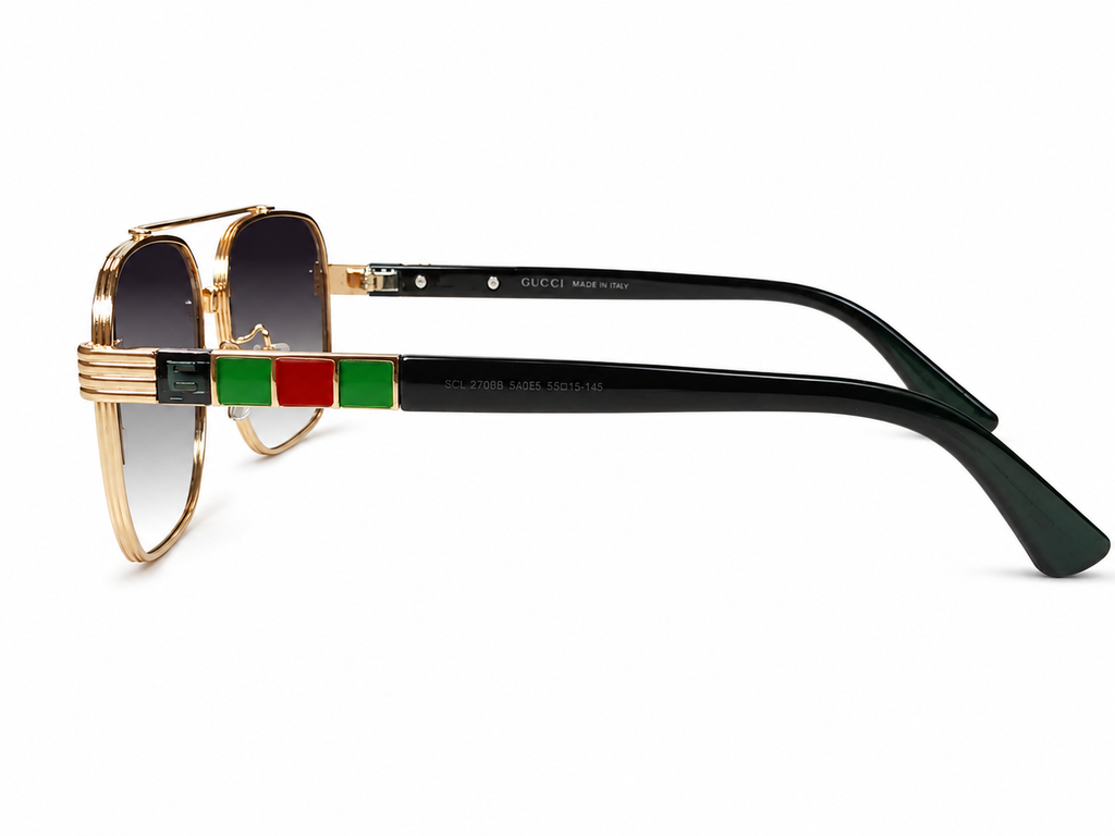 Luxury Aviator Square Sunglasses – Unisex