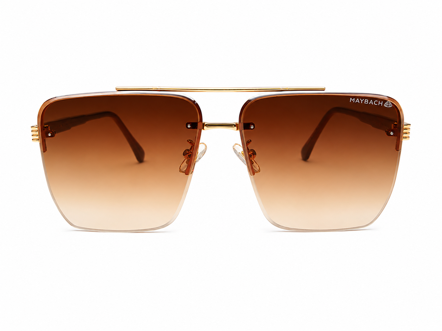 Oversized Square Rimless Sunglasses – Unisex