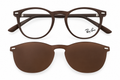 RB8086 Polarized Magnetic Clip-On Eyeglasses – 2-in-1 Optical & Sunglasses Frame
