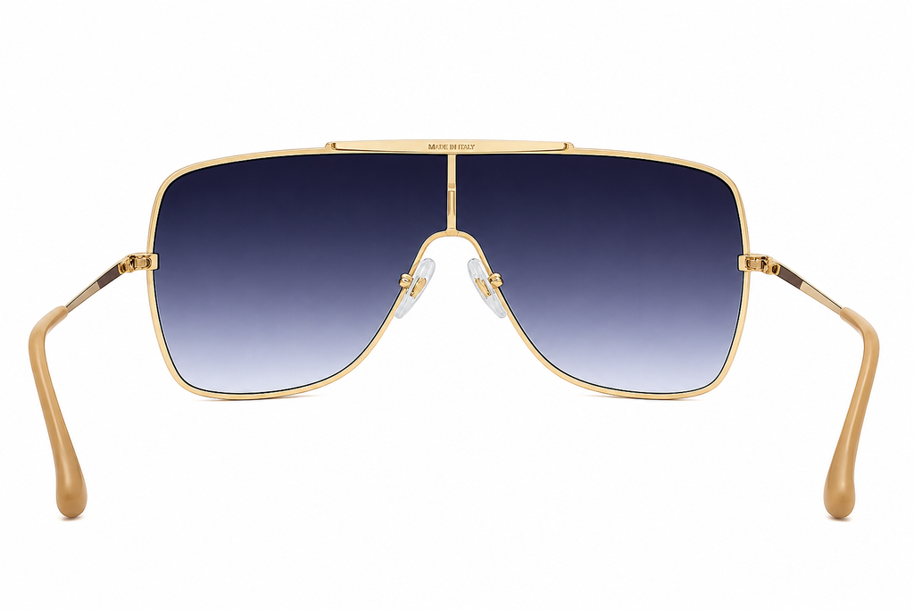 Oversized Shield Sunglasses – Gradient Lens