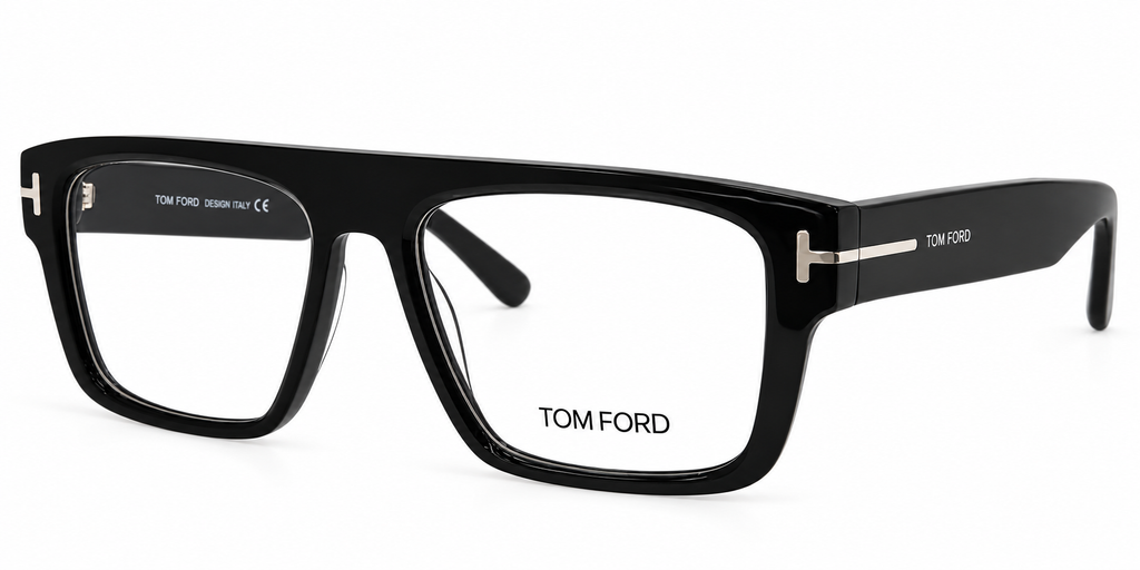 Premium Handmade Acetate Rectangular Eyeglasses – Black Optical Frame