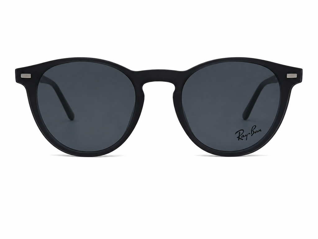 Classic Round Clip-On Eyeglasses – Magnetic 2-in-1 Frame