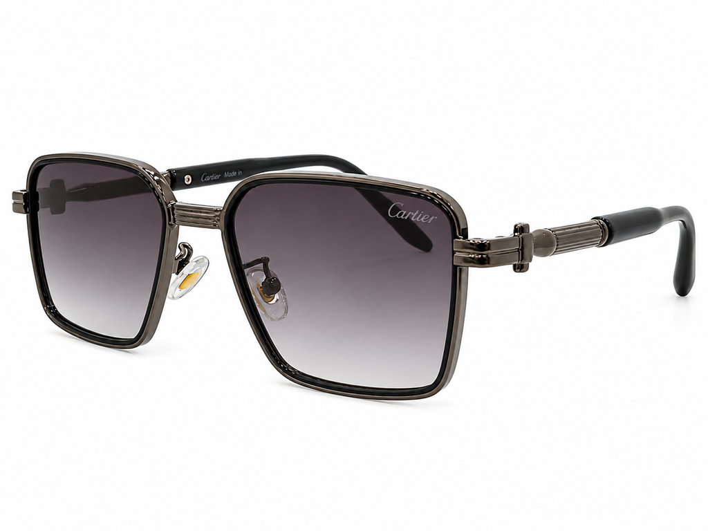 Prestige Rectangular Gradient Sunglasses – 51-19-145