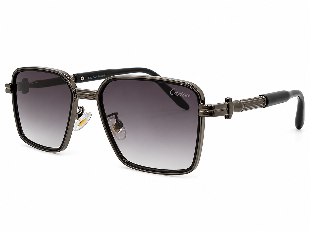 Prestige Rectangular Gradient Sunglasses – 51-19-145