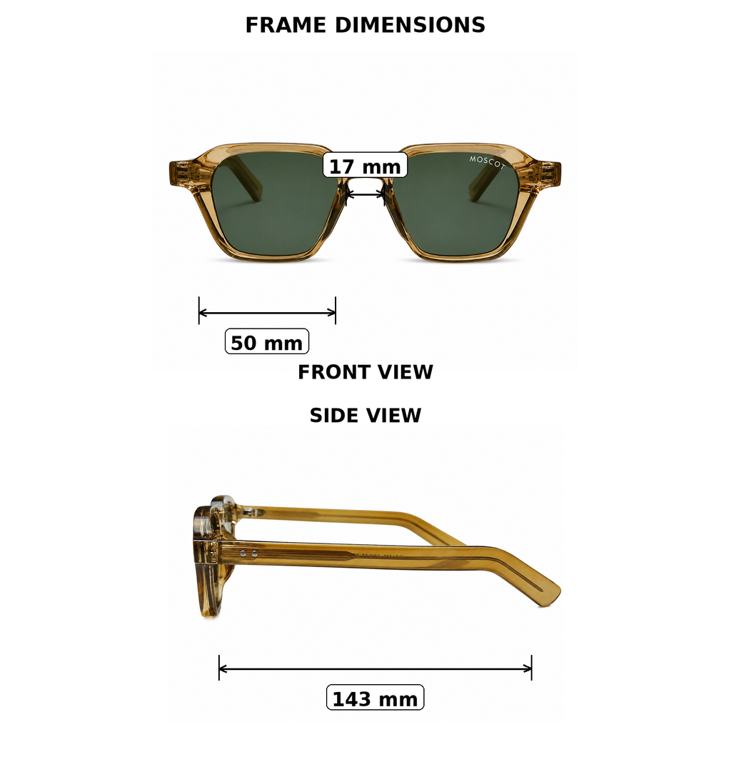 Classic Square Sunglasses – Lightweight