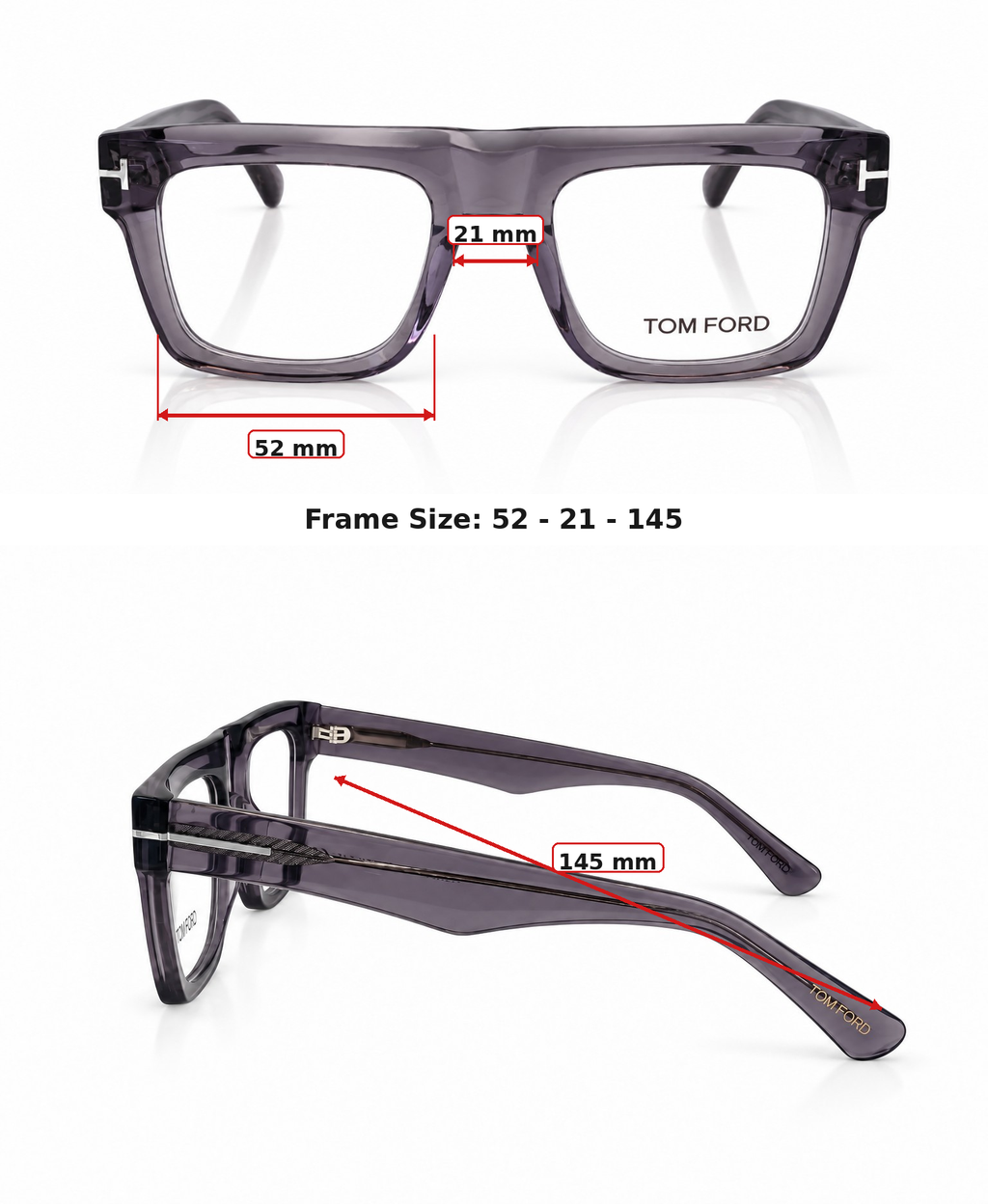 Bold Sculpted Square Eyeglasses | 99265
