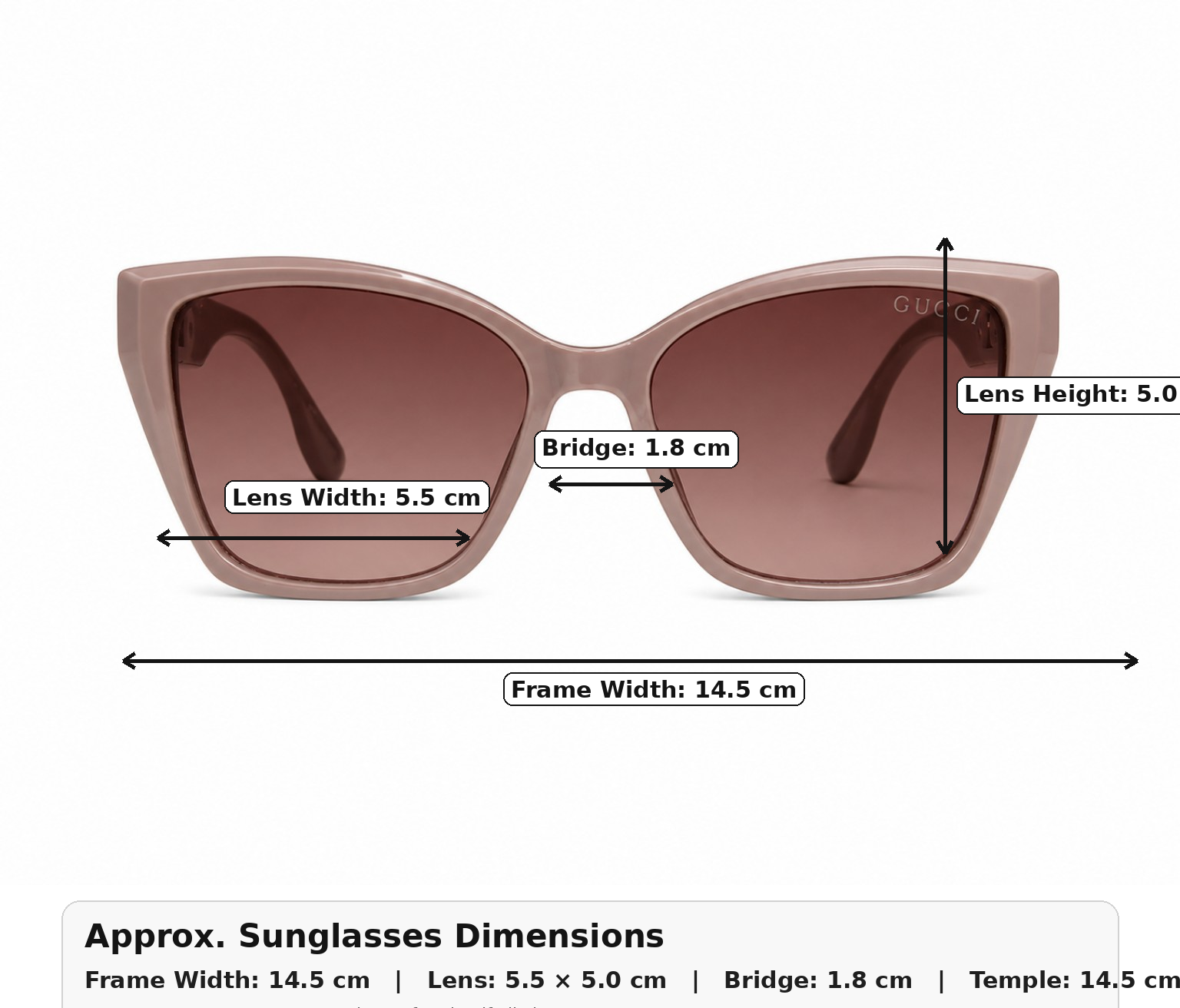 Monaco Luxe Cat-Eye Sunglasses