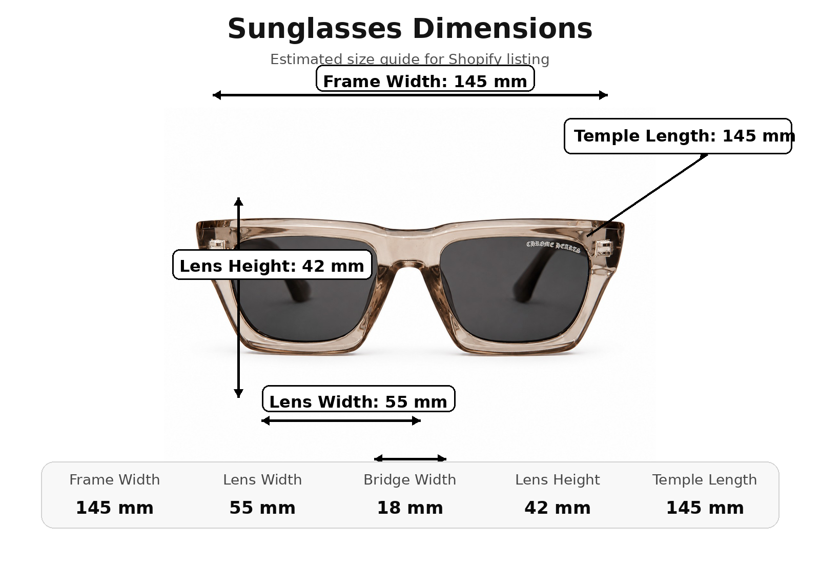 Monarch Luxe Square Sunglasses